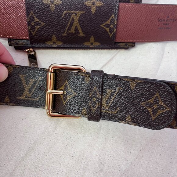 Louis Vuitton Saint Tulle Pochette Duo Belt Pouch NWOT 100 CM - Picture 7 of 8